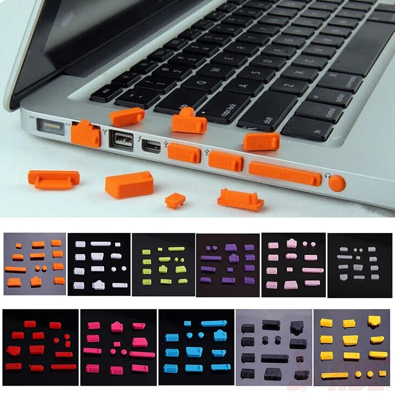 16Pcs/set Universal Anti Dustproof Notebook Port Plug Silicone Protector