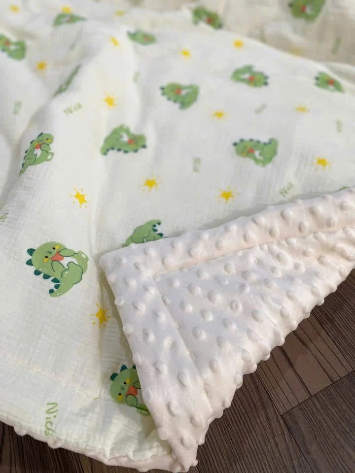 Baby Towel 0-12 Months Muslin Cotton 70x140cm Ultra Soft Double Layer