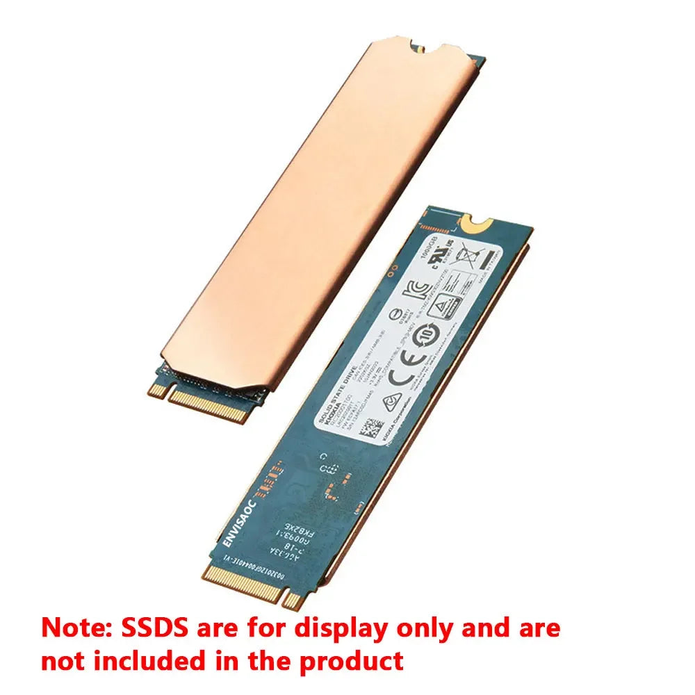 M.2 NVME 2280 2242 2230 SSD Heatsink Copper PS5 Radiator Solid State