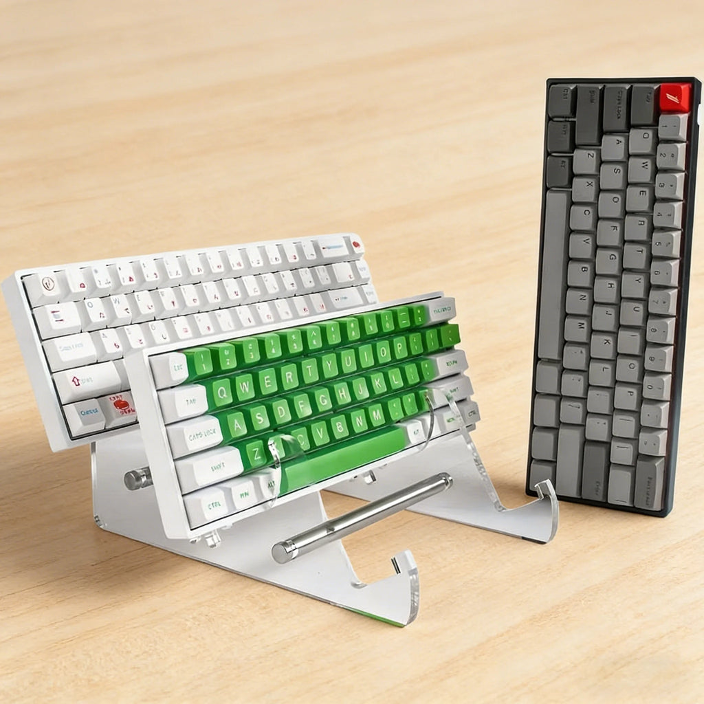 Transparent Acrylic Keyboard Stand, Multi-Layer Display Holder for