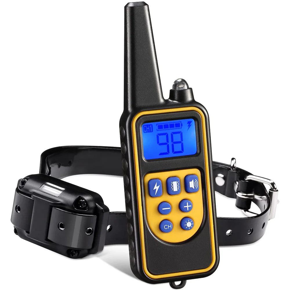 Electric Dog Training Collar Detachable Bark Rechargeable Anti Barking