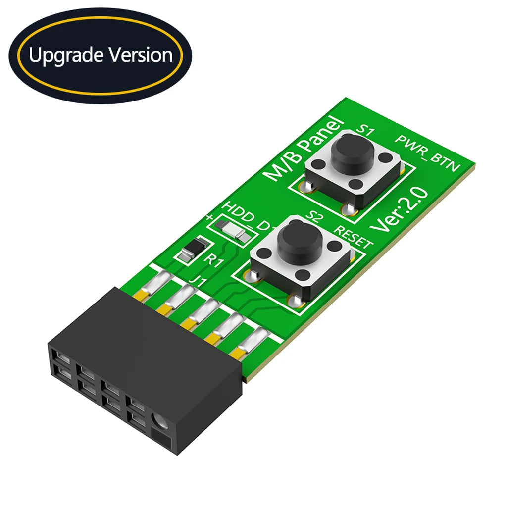 DIY PC Assembly Tool Reliable 10Pin 2x5Pin Mainboard Switching Tester