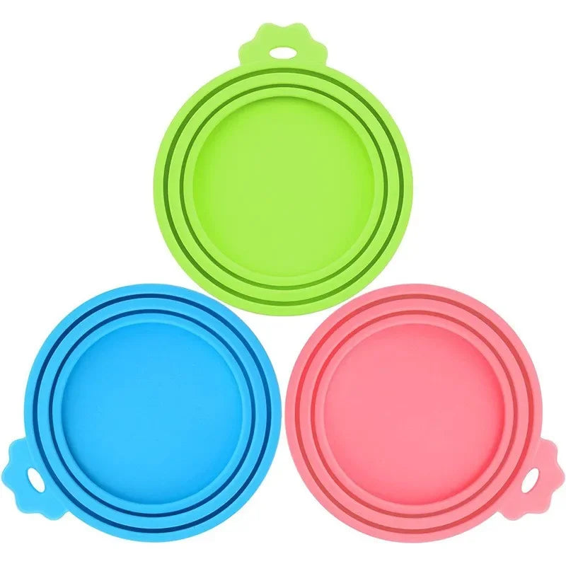 1 Reusable Silicone Pet Can Lid Bpa Free, Suitable For Most Sized Dog And