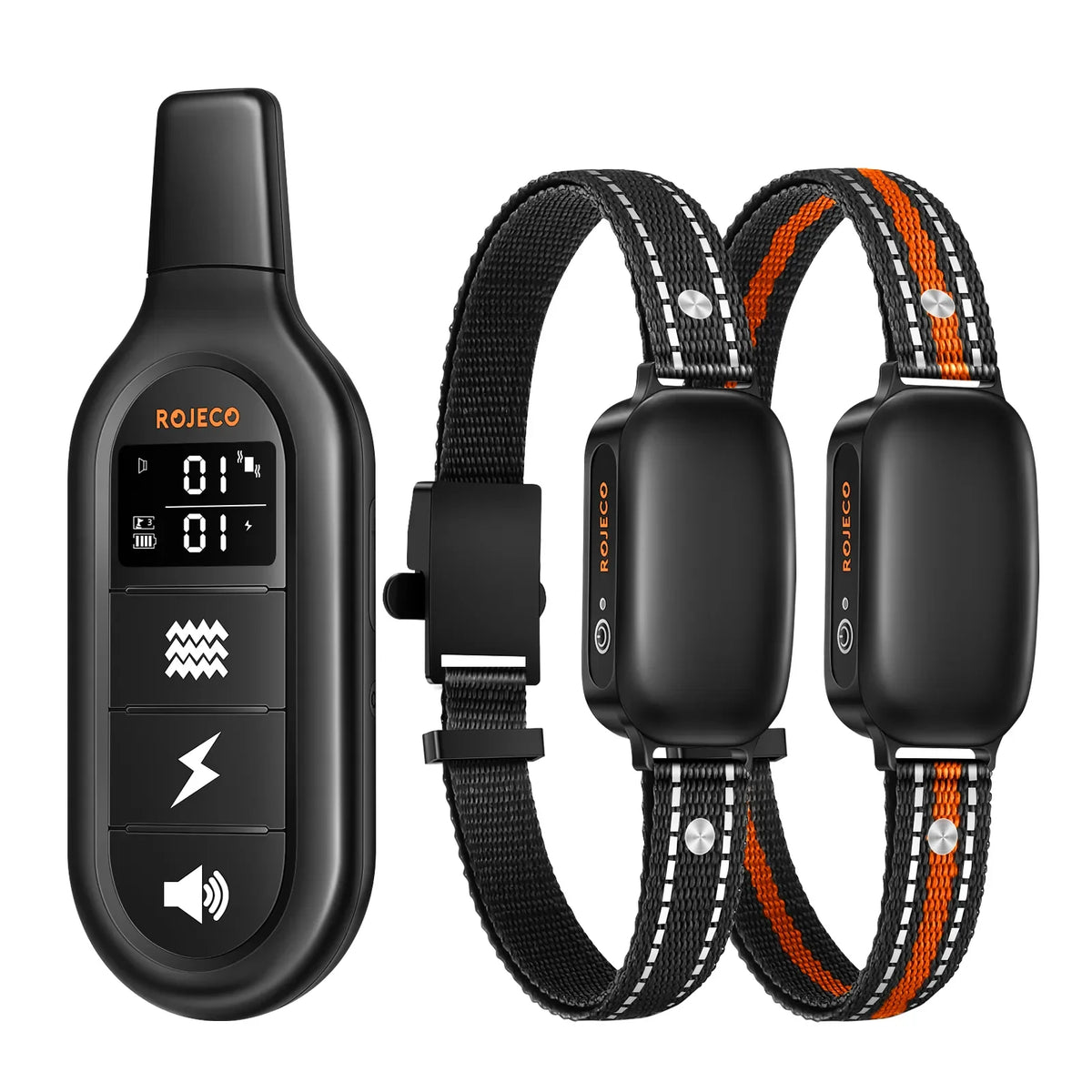 ROJECO Electric Dog Training Collar Digital Rechargeable Remote Control
