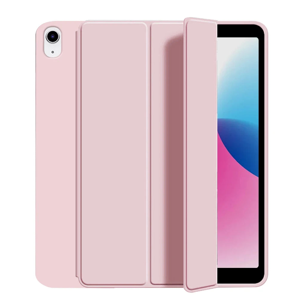 for iPad 5/6/7/8/9/10th gen Compatible with Air 4/5/6/7 Pro 11, three fold
