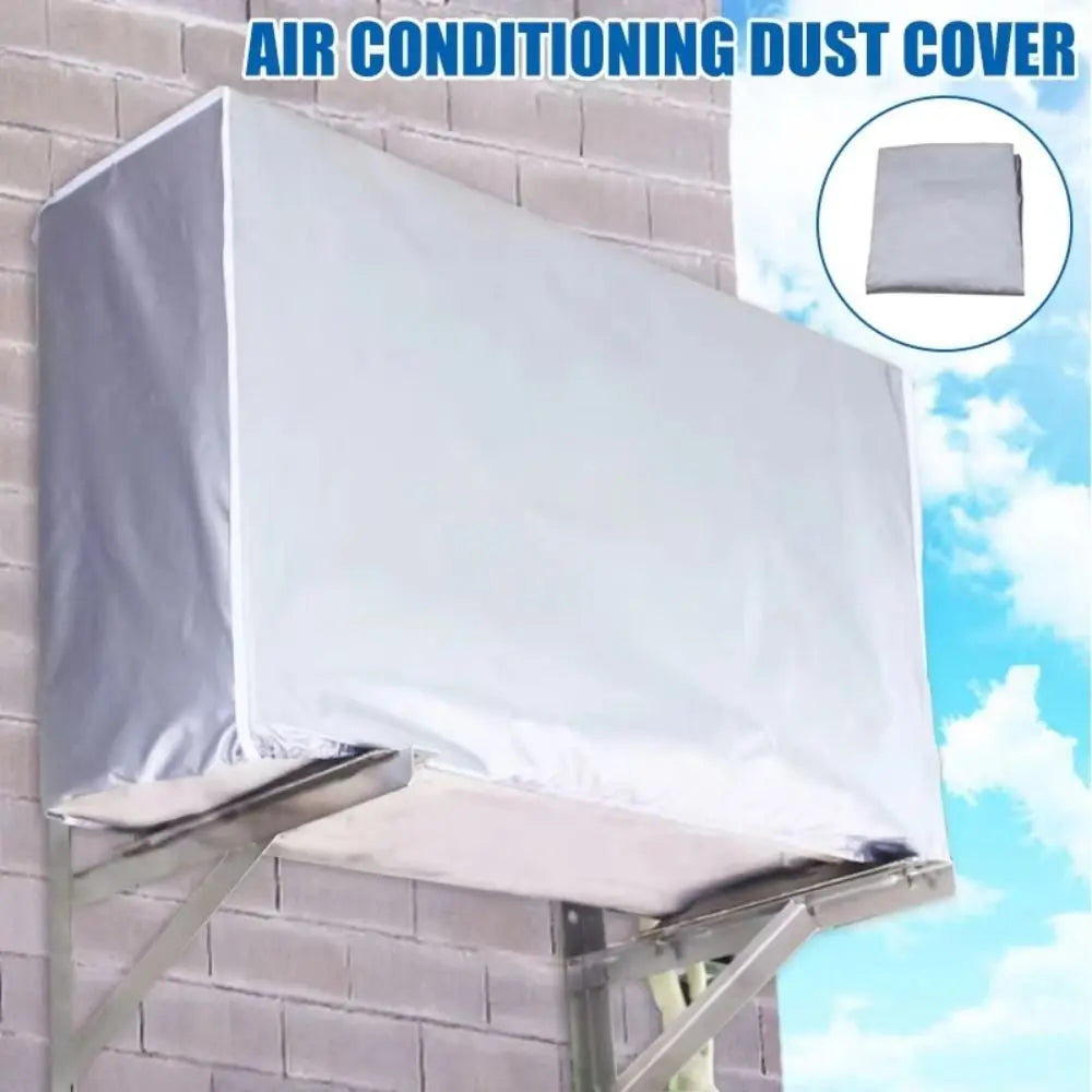 Heat-insulating Multisize Silver Air Conditioner Cover Multisize