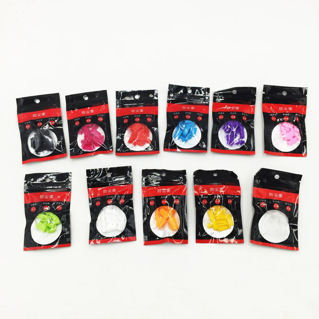 16Pcs/set Universal Anti Dustproof Notebook Port Plug Silicone Protector