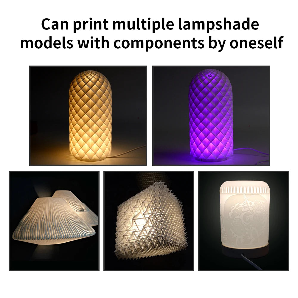 3D Printer DIY Model LED Lamp Kit 001 For Bambu Lab A1/A1mini/P1S/P1P/X1C