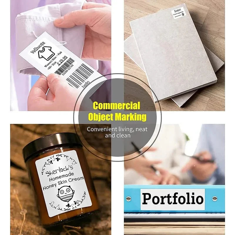 Niimbot 1Roll B1 White Sticker Waterproof Paper Adhesive Label White
