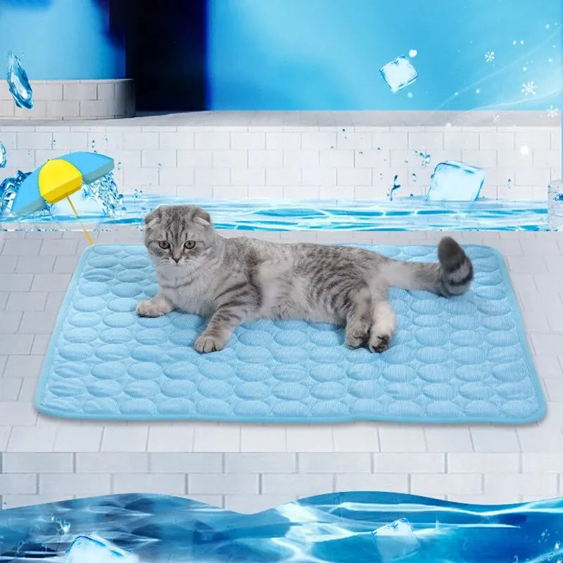 Cat Ice Mats Summer Cat Dog Sofa Nest Bed Cooling Sleeping Pad for Small