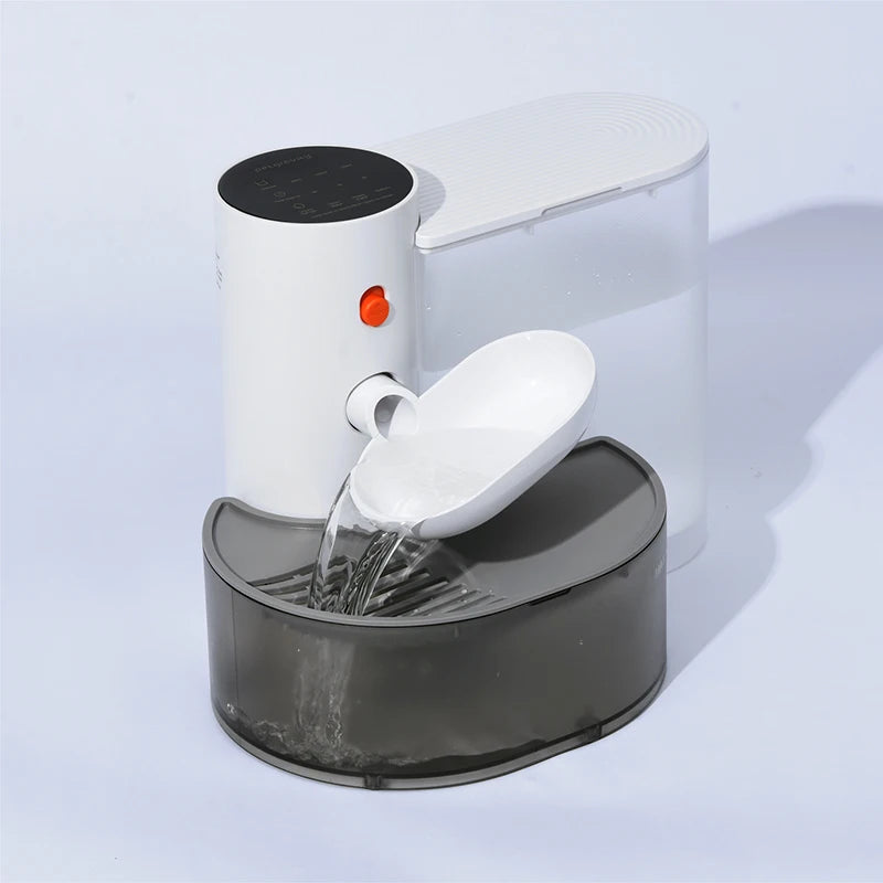 Dispenser Cat Water Fountain Moving Water Unplugged Automatic Water Feeder