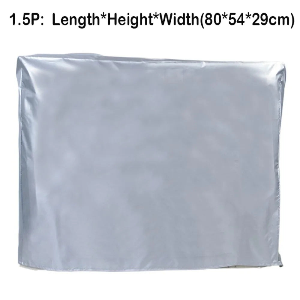 Heat-insulating Multisize Silver Air Conditioner Cover Multisize