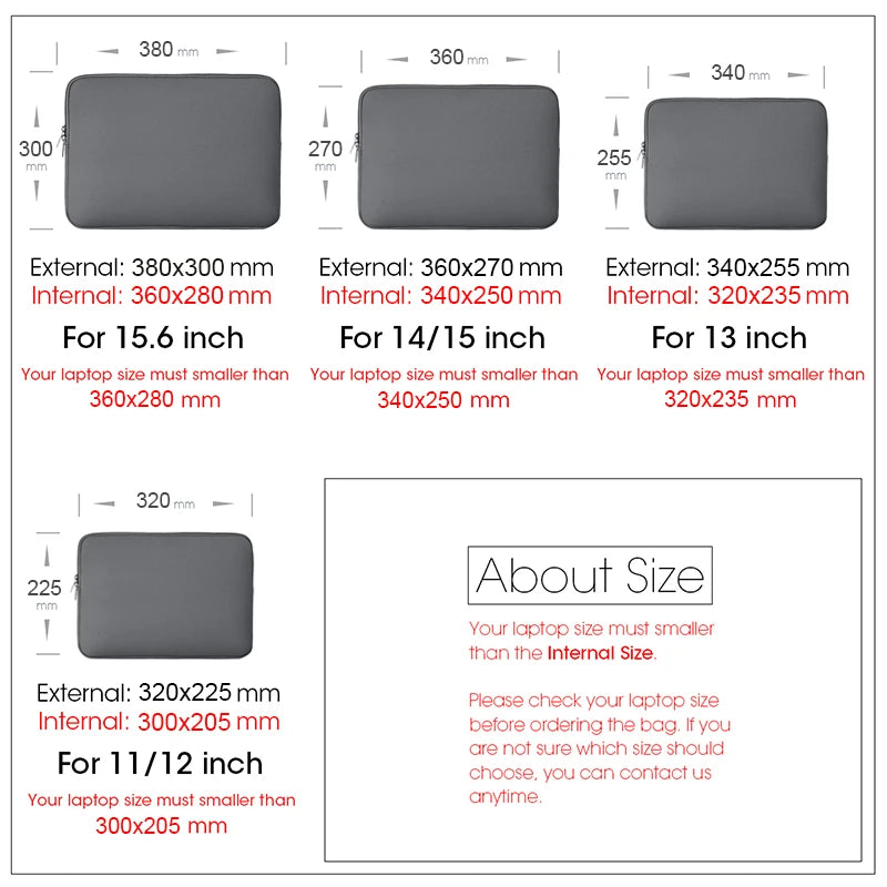 Laptop Bag For Xiaomi Lenovo Dell Notebook Computer Laptop Sleeve For