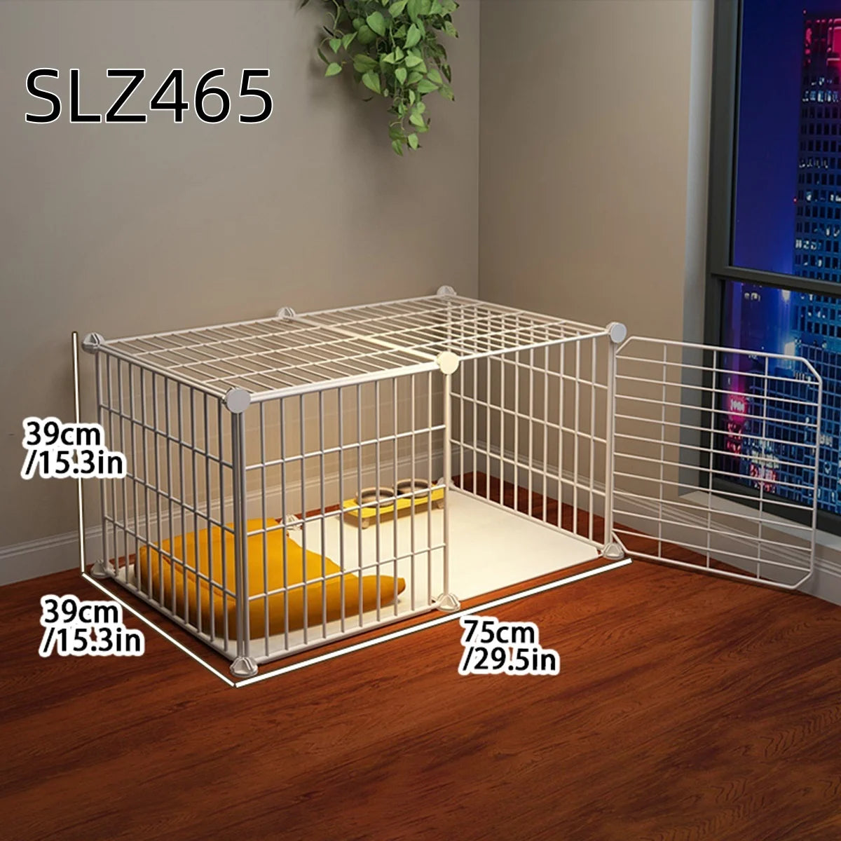 Dog Cage for Small Dogs Like Pomeranian, Teddy, Bichon, Pet Warm Winter