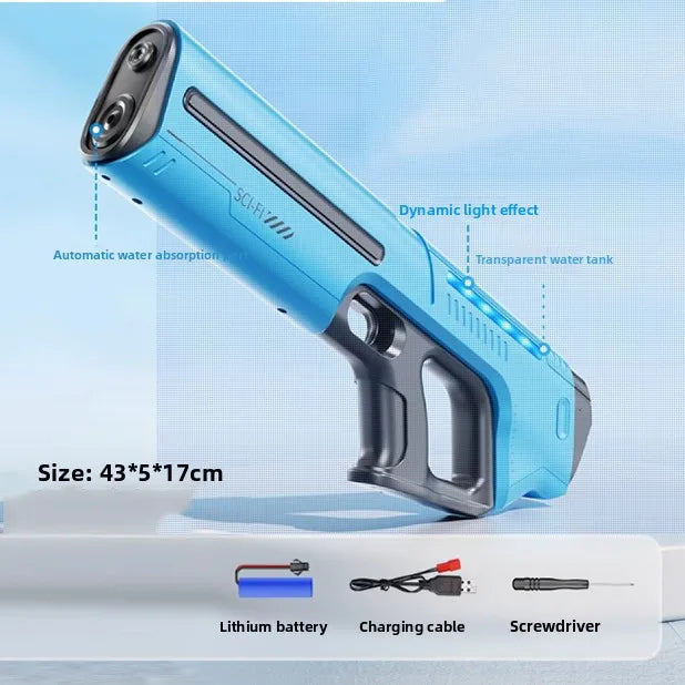 Children's Fully Automatic Water Storage Gun Large Capacity Electric Water