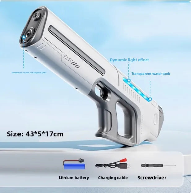 Children's Fully Automatic Water Storage Gun Large Capacity Electric Water