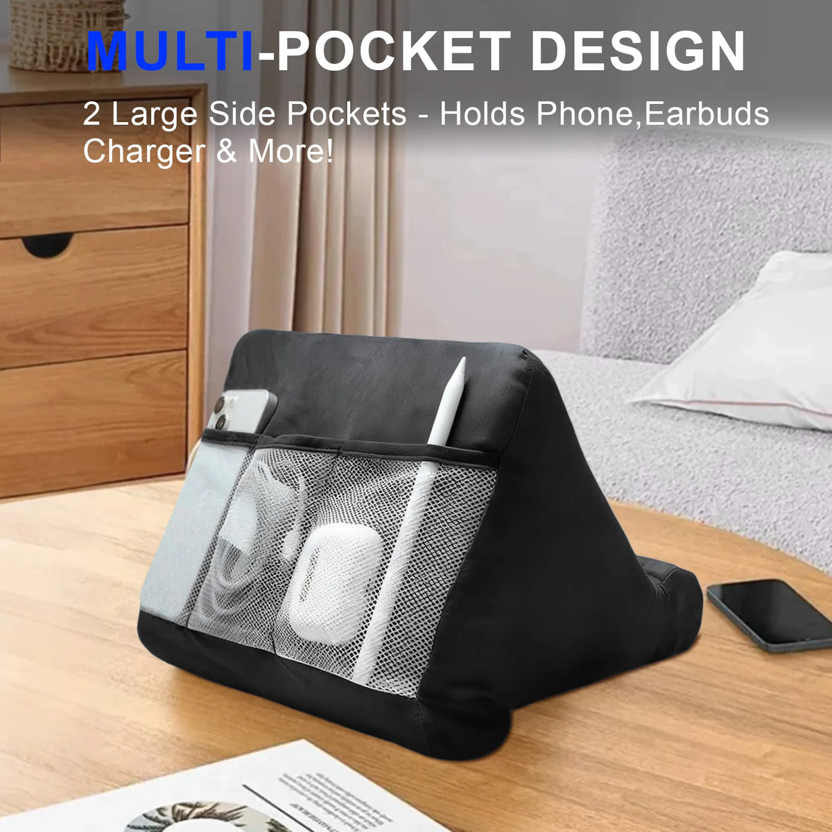 Sponge Pillow Tablet Stand Holder Pillow Pad Ultra Multi-Angle Soft Tablet
