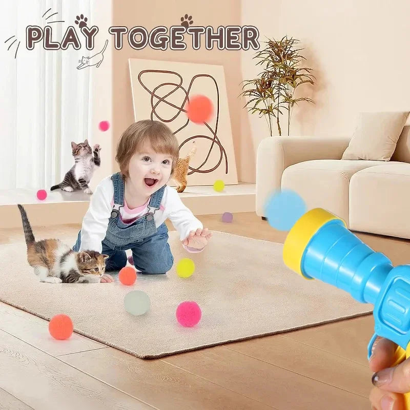 Cat Toys Interactive Launch Training Toy For Pet Kitten Creative Mini