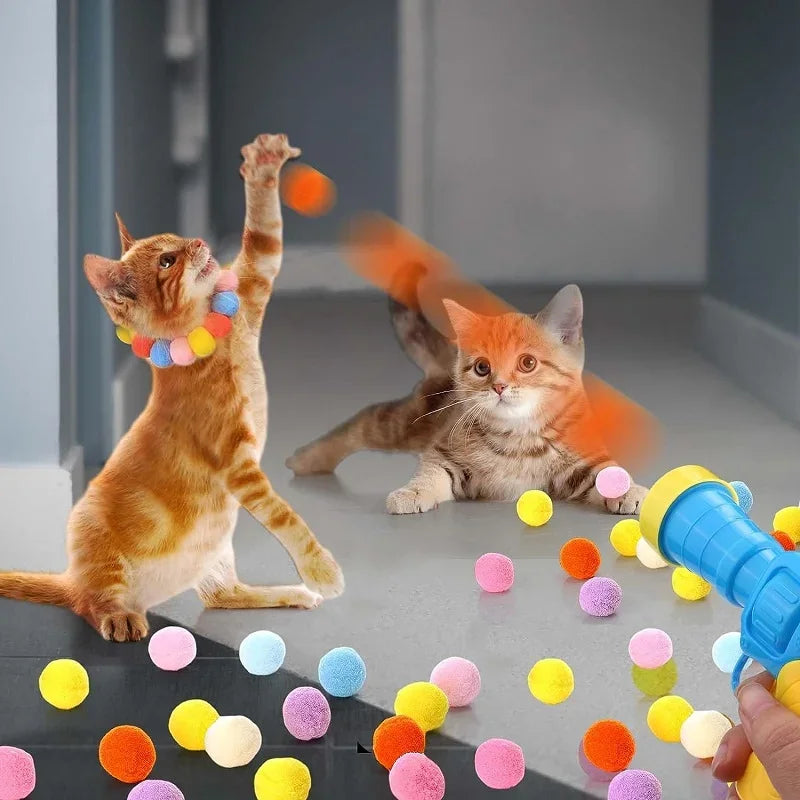 Cat Toys Interactive Launch Training Toy For Pet Kitten Creative Mini