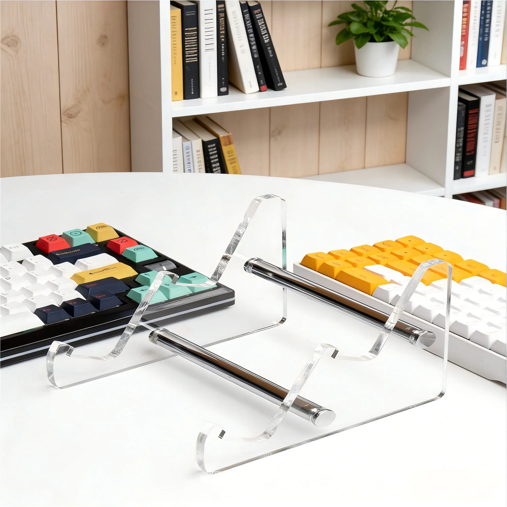 Transparent Acrylic Keyboard Stand, Multi-Layer Display Holder for