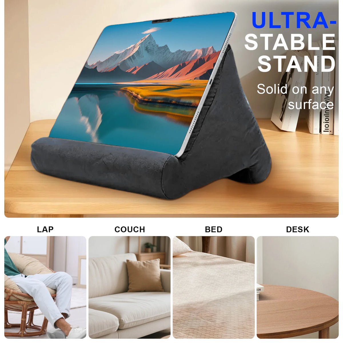 Sponge Pillow Tablet Stand Holder Pillow Pad Ultra Multi-Angle Soft Tablet