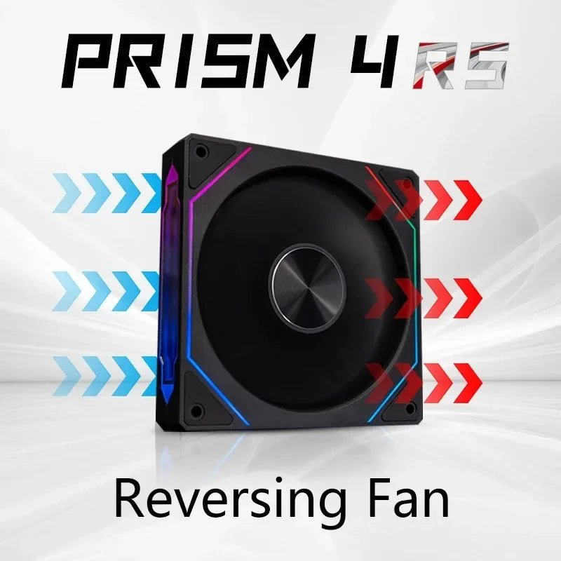 PRISM 4 RS Computer Case Fan 12cm ARGB 4 Pin Quiet Cooling Fan 12V Large