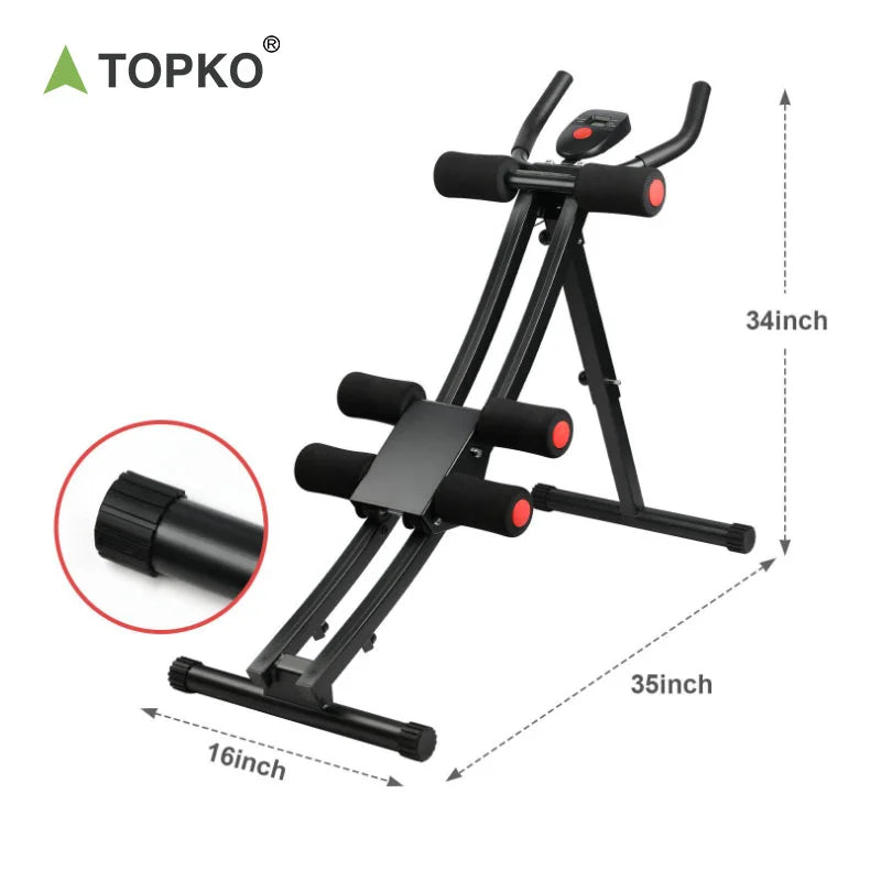 TOPKO Workout Abdominal Trainer Sit-Up Premium Abdominal Strength