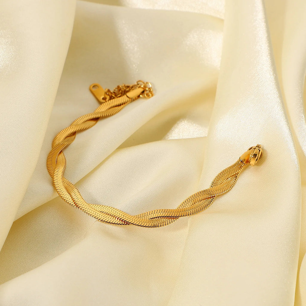 Trend Unique Design Stainless Steel Elegant Delicate Cross Wrap Bracelet