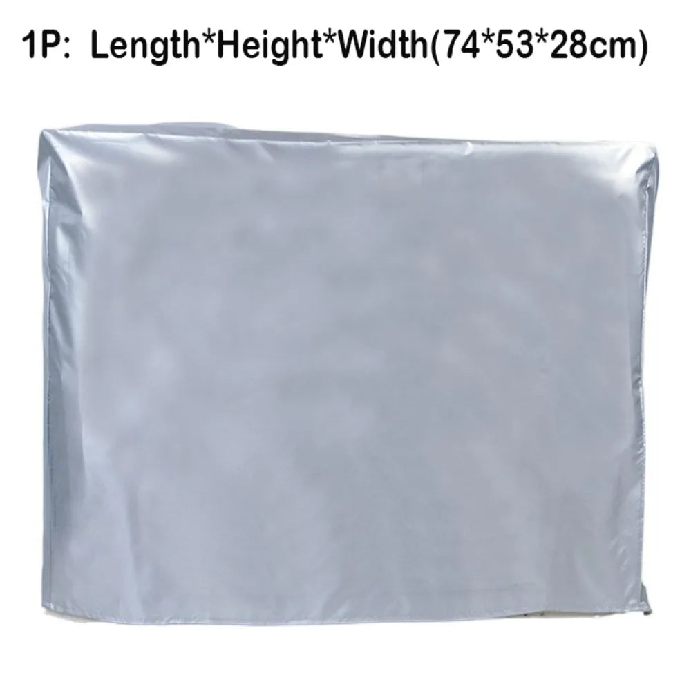 Heat-insulating Multisize Silver Air Conditioner Cover Multisize
