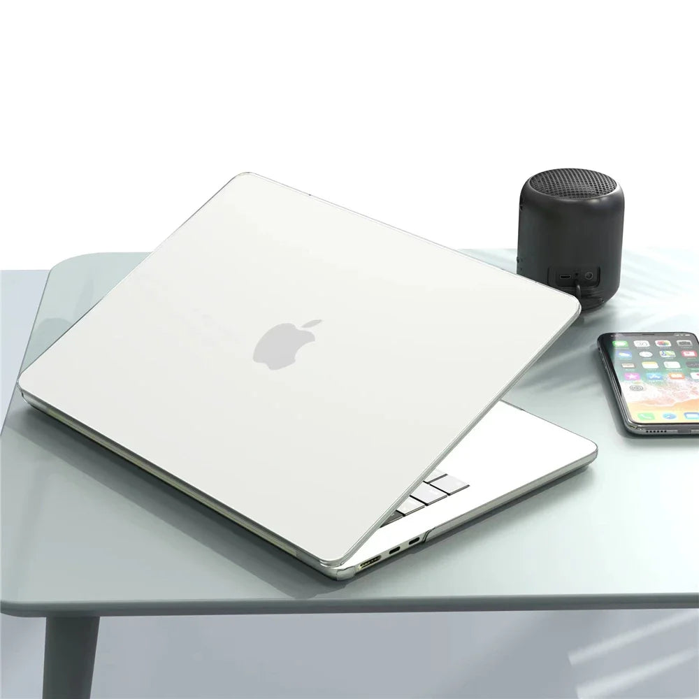Matte Laptop Case for MacBook Neo Air 13.6 M4 15 M3 Thin Cover for Mac