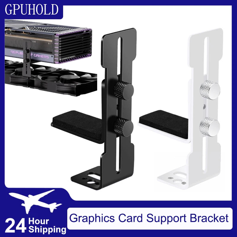 GPUHOLD Graphics Card Holder Adjustable Video Card Bracket GPU Holder for