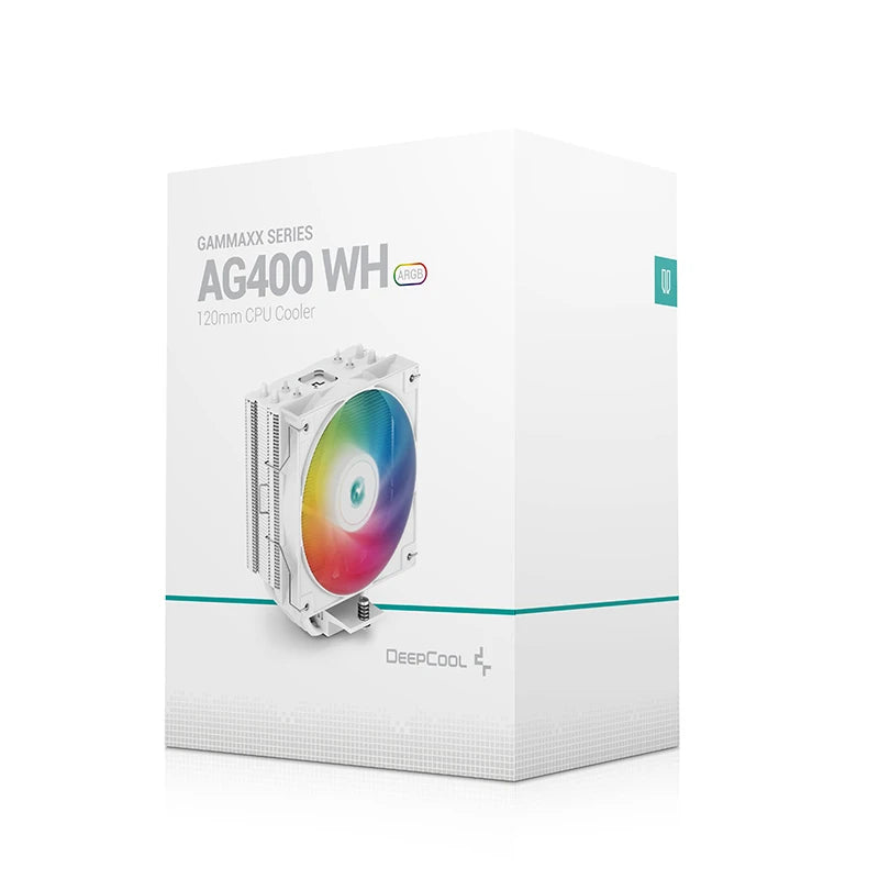 DEEPCOOL AG400 4 Heat Pipe CPU Air-Cooled Cooler ARGB PWM TDP 220W CPU