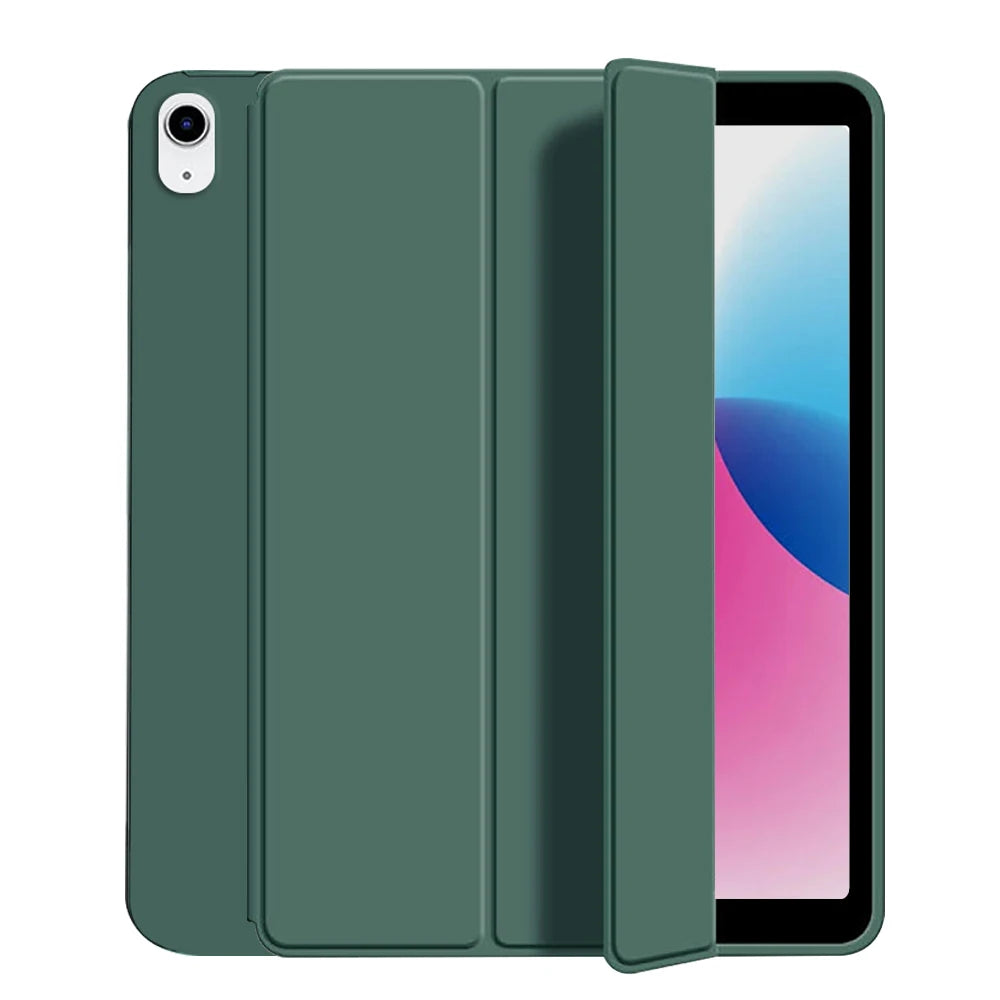 for iPad 5/6/7/8/9/10th gen Compatible with Air 4/5/6/7 Pro 11, three fold