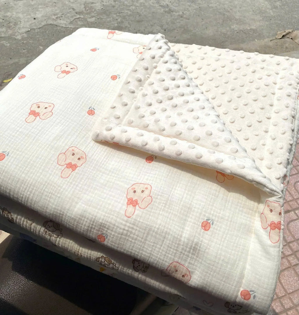 Baby Towel 0-12 Months Muslin Cotton 70x140cm Ultra Soft Double Layer