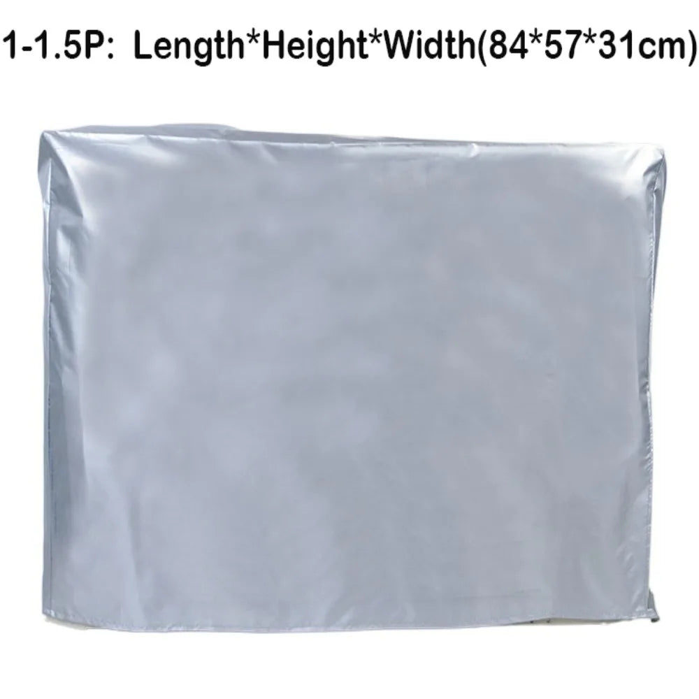 Heat-insulating Multisize Silver Air Conditioner Cover Multisize
