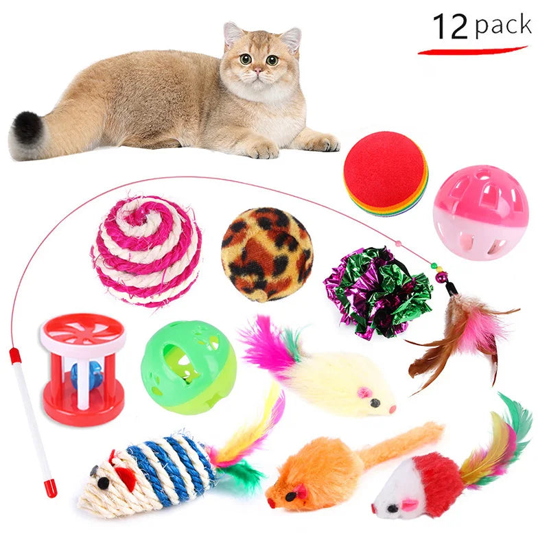 Kitten Toys Variety Pack-Pet Cat Toys Combination Set Cat Toy Funny Cat