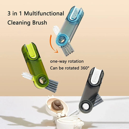 3 in 1 Multifunctional Cleaning Brush, 3 in 1 Cleaning Brush for Water