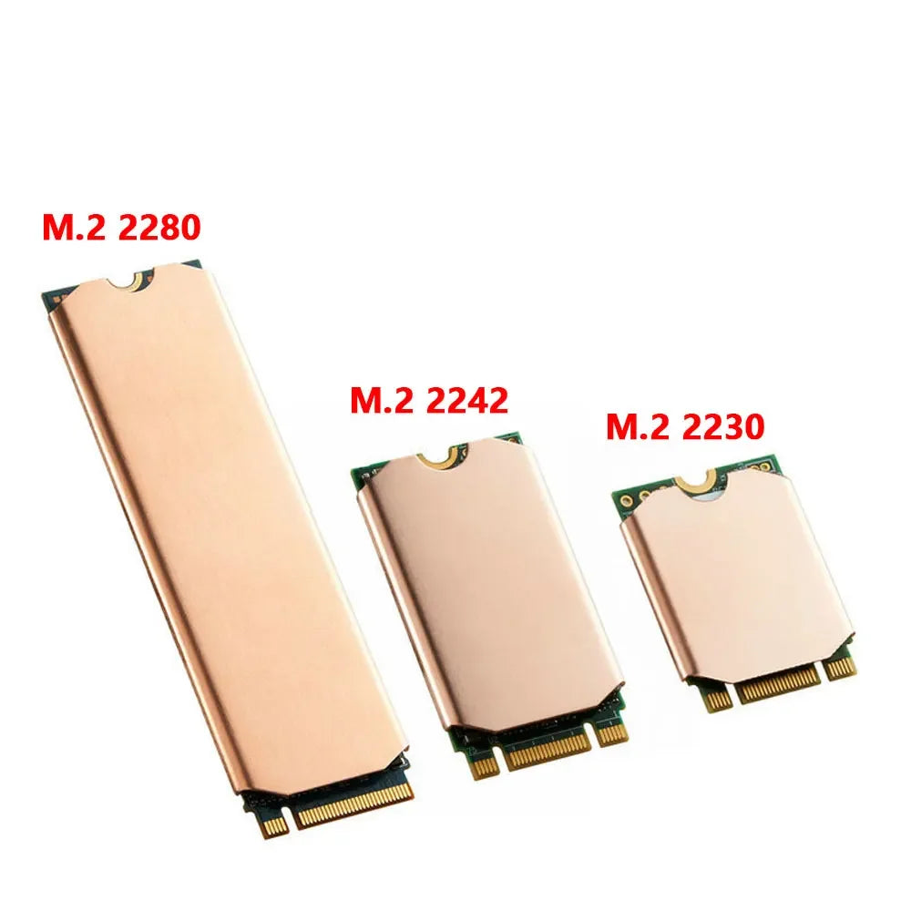 M.2 NVME 2280 2242 2230 SSD Heatsink Copper PS5 Radiator Solid State