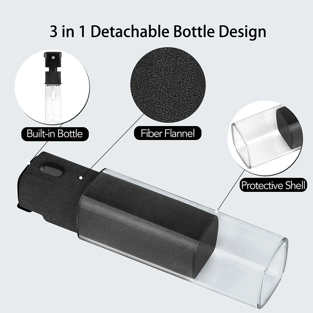 2 In 1 Phone Screen Cleaner Spray Portable Tablet Mobile Phone Touch