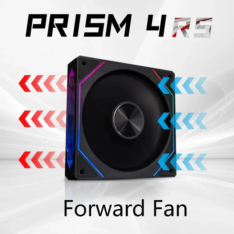 PRISM 4 RS Computer Case Fan 12cm ARGB 4 Pin Quiet Cooling Fan 12V Large