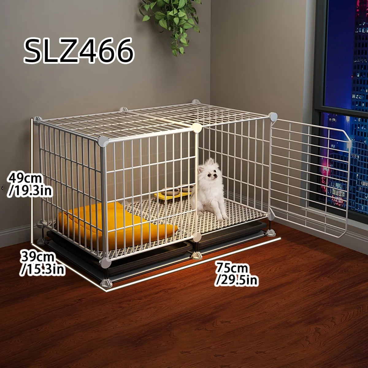 Dog Cage for Small Dogs Like Pomeranian, Teddy, Bichon, Pet Warm Winter