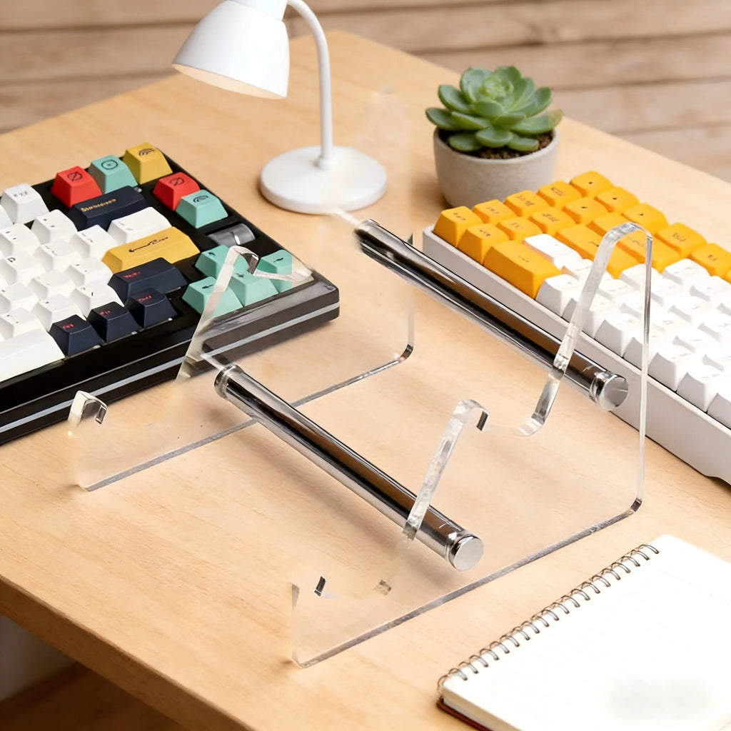 Transparent Acrylic Keyboard Stand, Multi-Layer Display Holder for