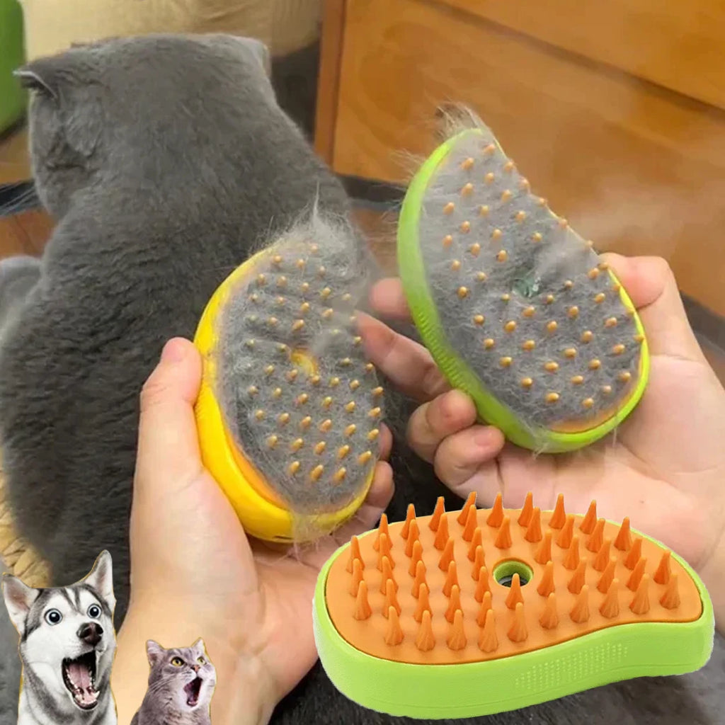 Cat Dog Steamy Brush Steam Brush Electric Sprayer for Massage Pet Grooming
