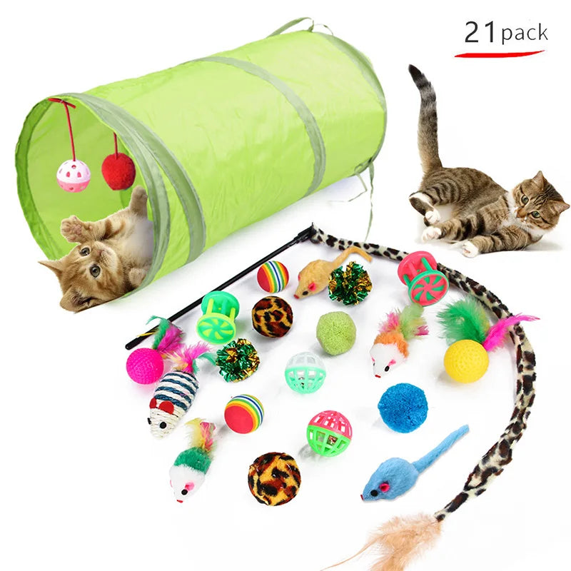 Kitten Toys Variety Pack-Pet Cat Toys Combination Set Cat Toy Funny Cat