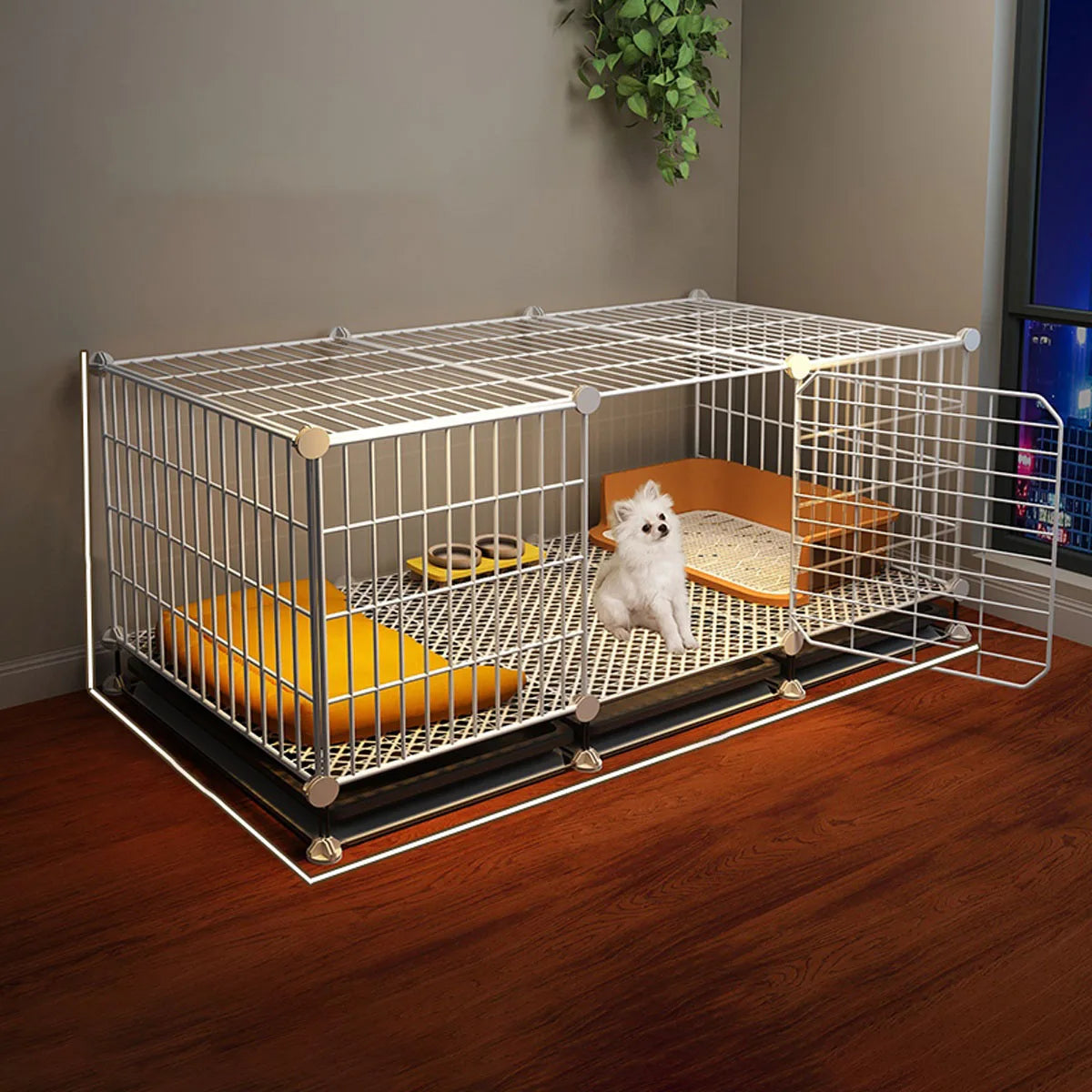 Dog Cage for Small Dogs Like Pomeranian, Teddy, Bichon, Pet Warm Winter