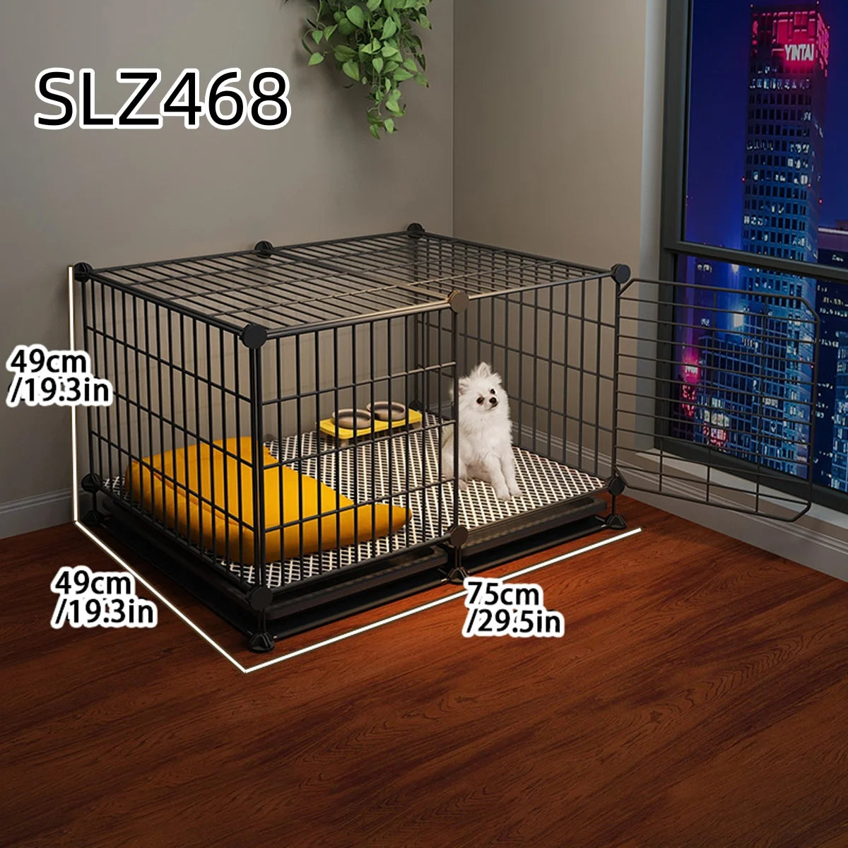 Dog Cage for Small Dogs Like Pomeranian, Teddy, Bichon, Pet Warm Winter