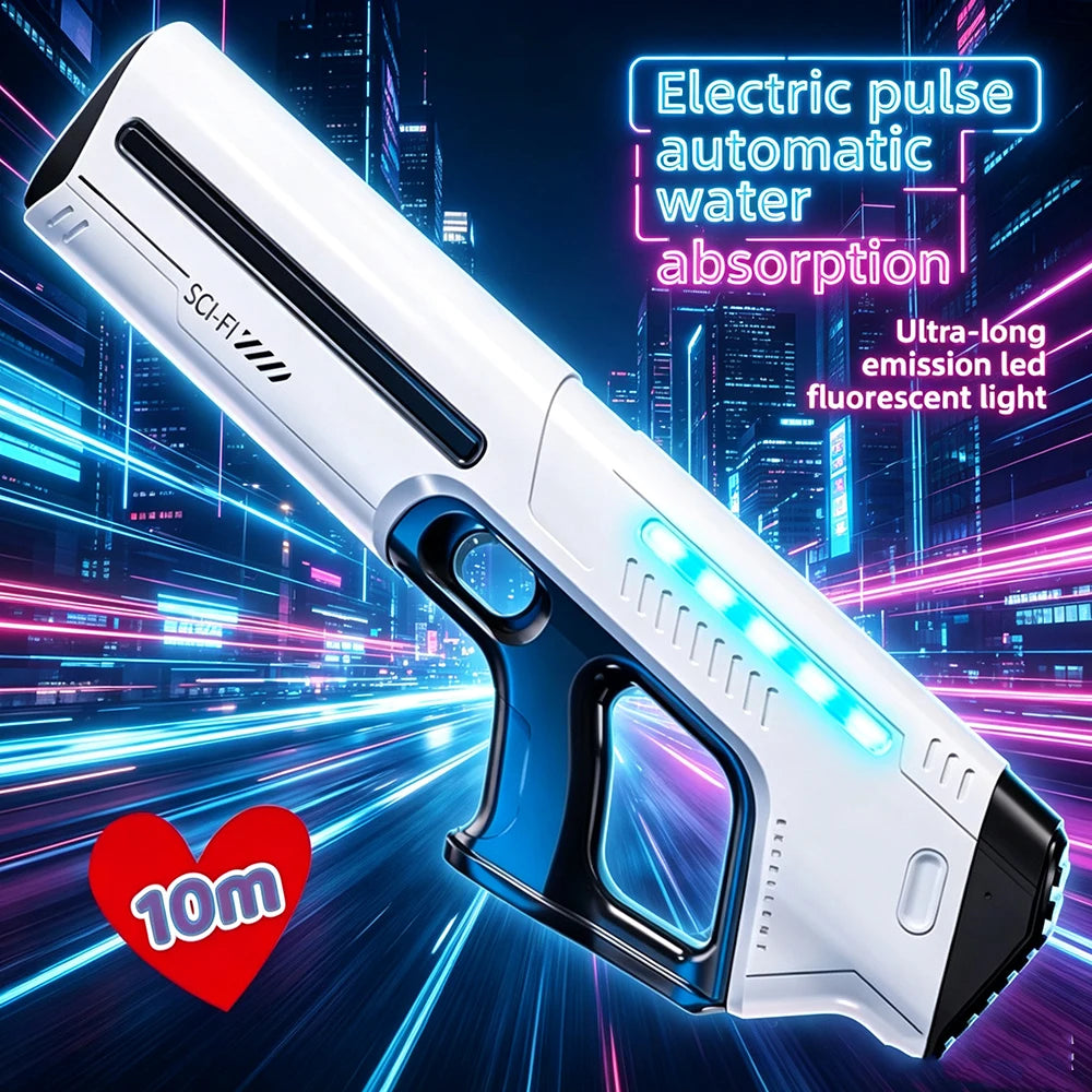 Children's Fully Automatic Water Storage Gun Large Capacity Electric Water