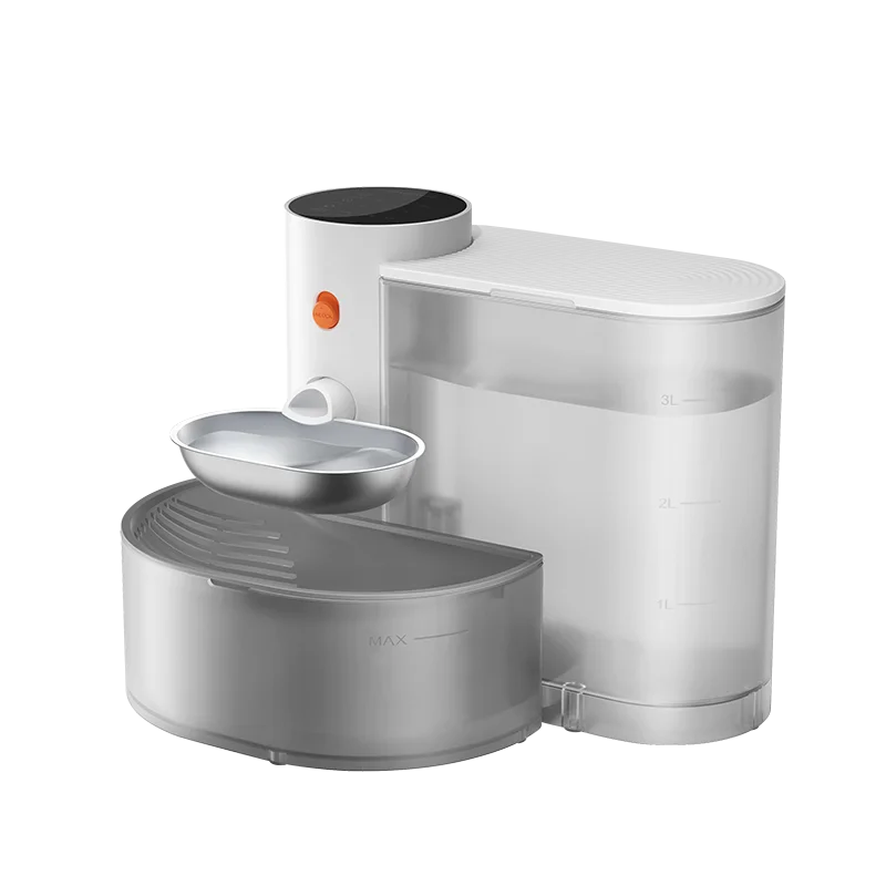 Dispenser Cat Water Fountain Moving Water Unplugged Automatic Water Feeder