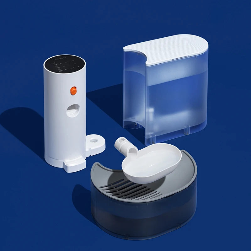 Dispenser Cat Water Fountain Moving Water Unplugged Automatic Water Feeder