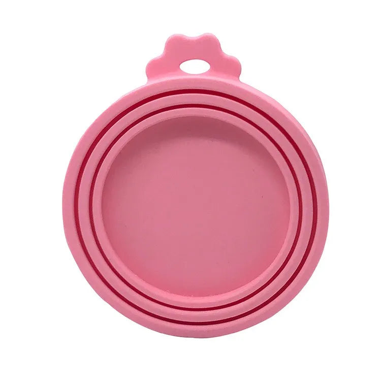 1 Reusable Silicone Pet Can Lid Bpa Free, Suitable For Most Sized Dog And